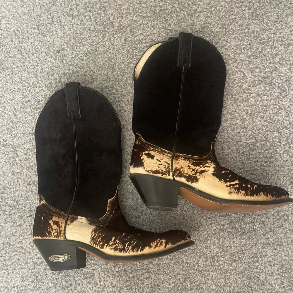 Cowhide boots